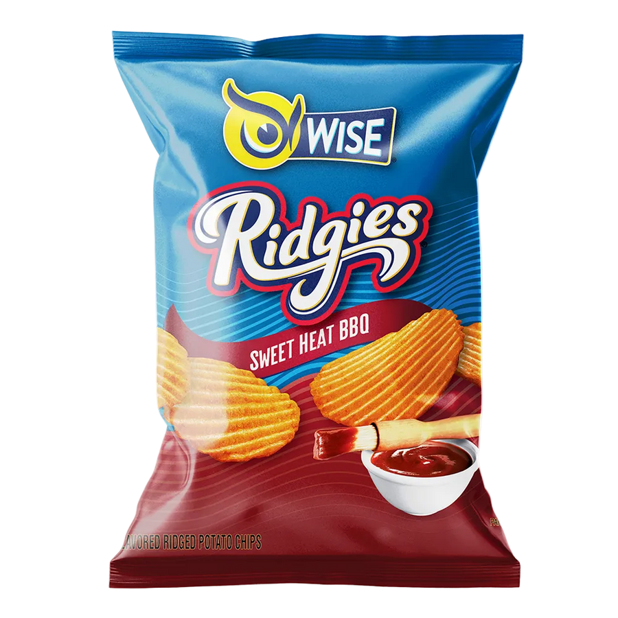 Wise Snacks Ridgies Sweet heat BBQ