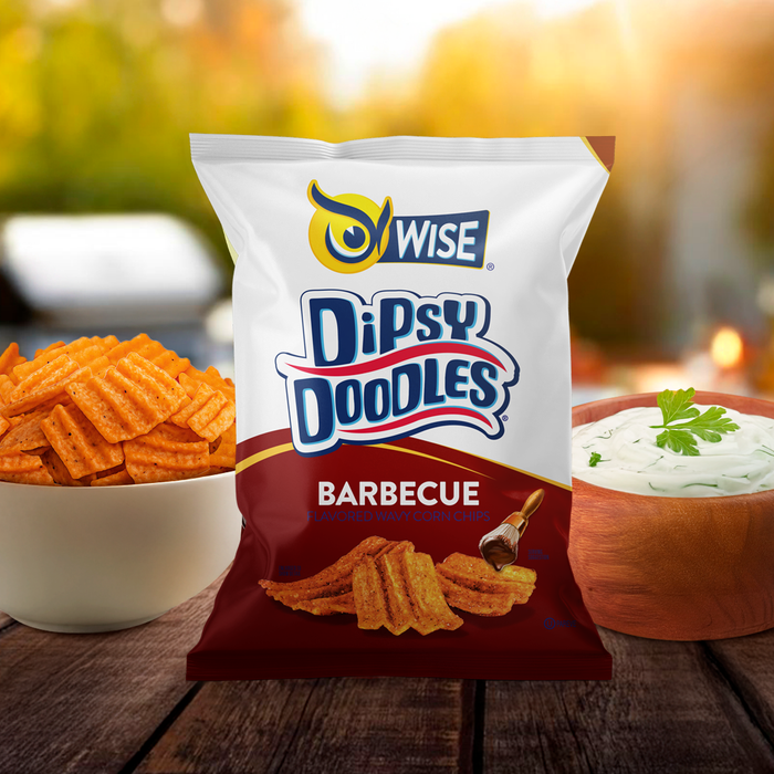 BBQ Dipsy Doodles Wavy Corn Chips