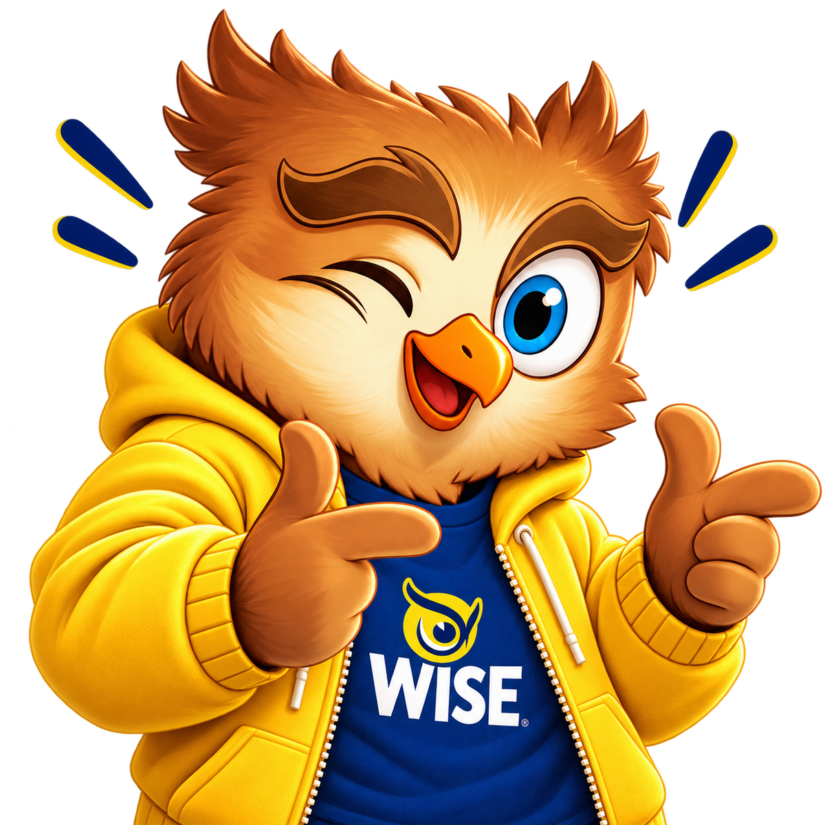 Peppy the owl mascot